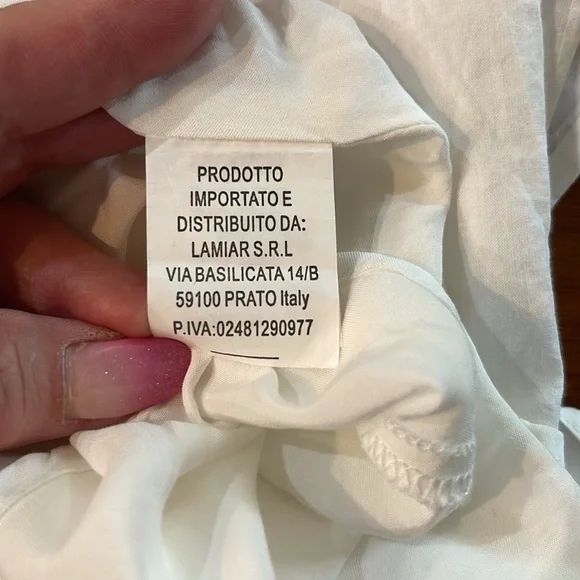 SOLD - Sexy Frayed Denim and White Cotton Sundress - Picture 10 of 12